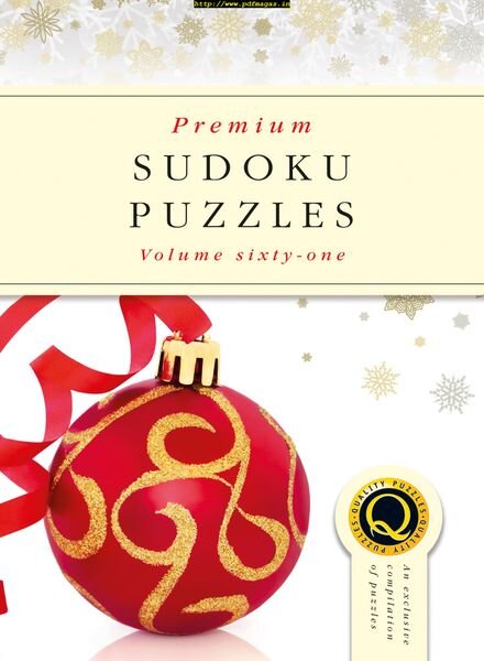 Premium Sudoku – November 2019 Cover