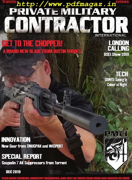 Private Military Contractor International – December 2019 Cover