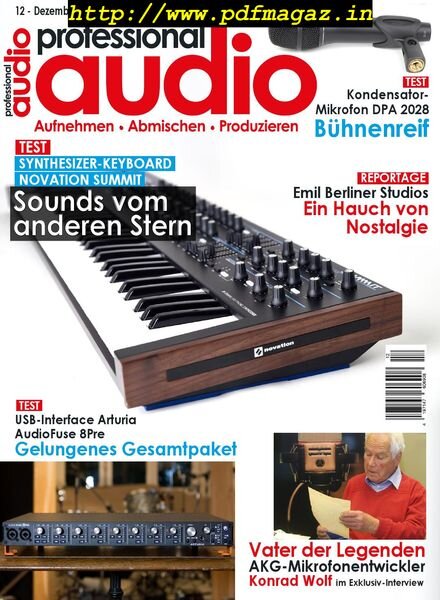 Professional Audio – Dezember 2019 Cover