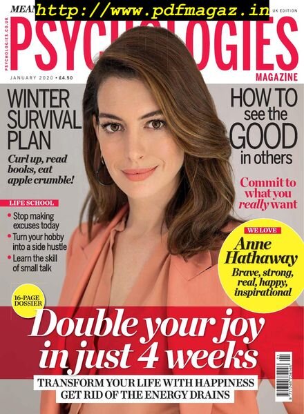 Psychologies UK – January 2020 Cover