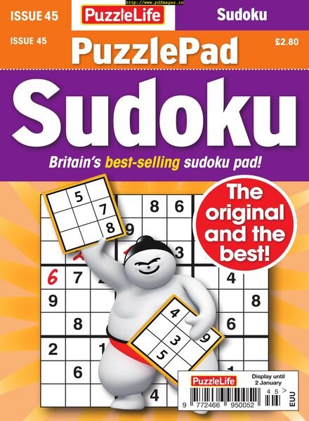 PuzzleLife PuzzlePad Sudoku – 05 December 2019 Cover