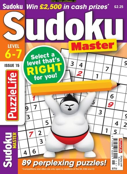PuzzleLife Sudoku Master – December 2019 Cover
