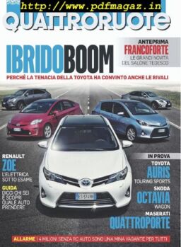 Quattroruote Italia – Settembre 2013