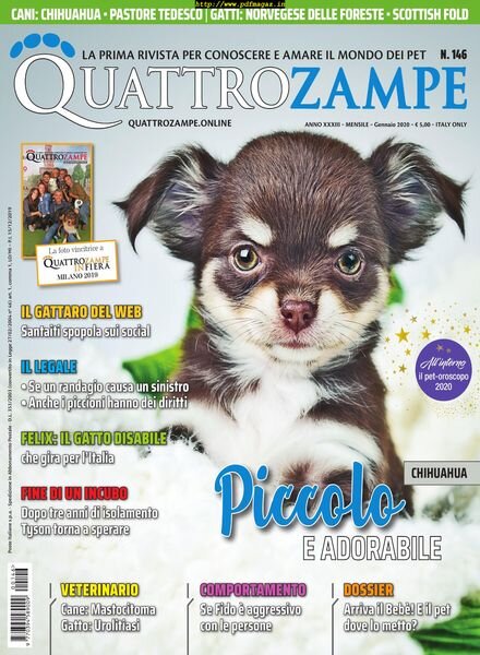 QuattroZampe – gennaio 2020 Cover