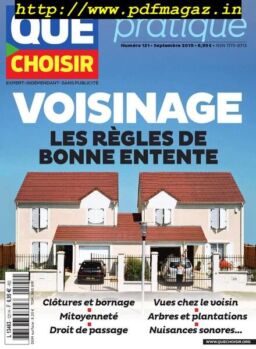 Que Choisir Pratique – Septembre 2019