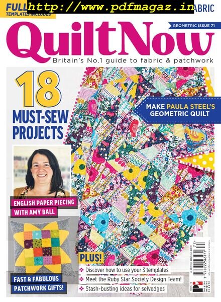 Quilt Now – Issue 71 – December 2019 Cover
