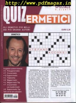 Quiz Ermetici – Giugno-Agosto 2019