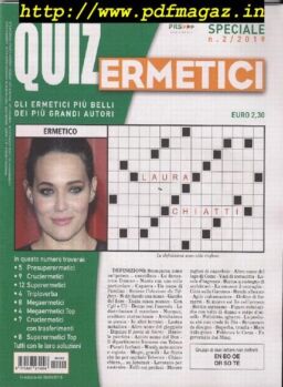 Quiz Ermetici – Marzo-Maggio 2019