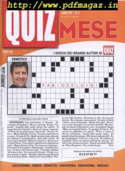 Quiz Mese – Maggio 2019