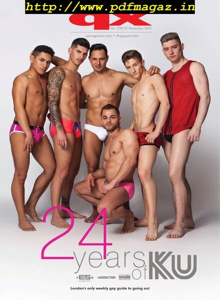 QX Magazine – 27 November 2019 Cover