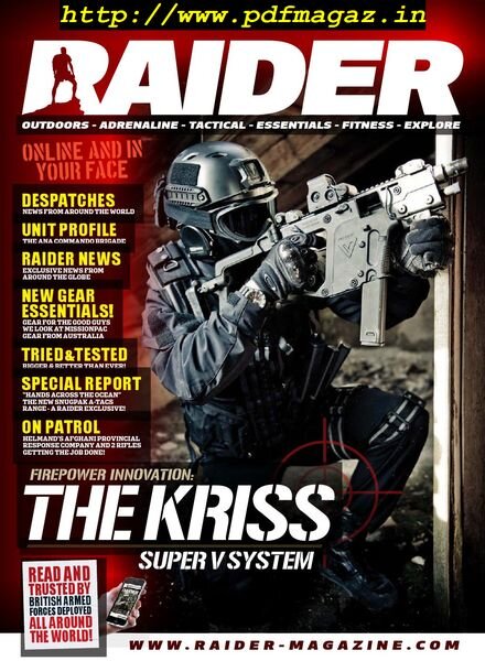 Raider – November 2019 Cover