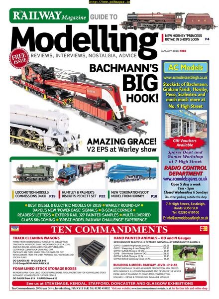 Railway Magazine Guide to Modelling – January 2020 Cover
