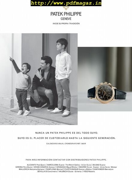 R&E-Relojes&Estilograficas – noviembre 2019 Cover