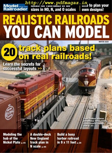 Realistic Railroads You Can Model – Winter 2020 Cover