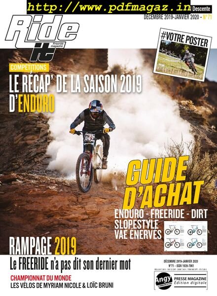 Ride It – janvier 2020 Cover