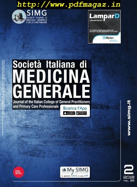 Rivista SIMG – Maggio 2018 Cover