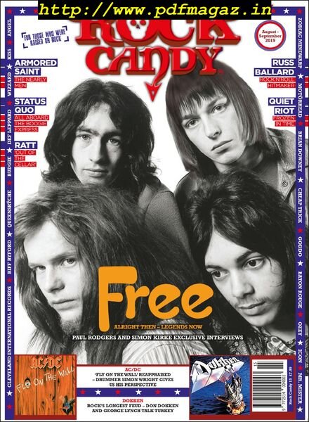 Rock Candy Magazine – Issue 15 – August-September 2019 Cover