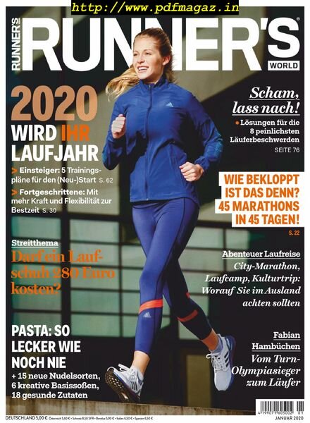 Runner’s World Germany – Januar 2020 Cover
