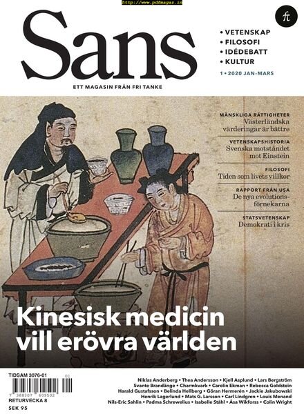 Sans – 17 december 2019 Cover