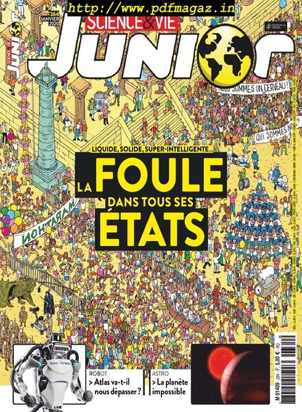 Science & Vie Junior – janvier 2020 Cover