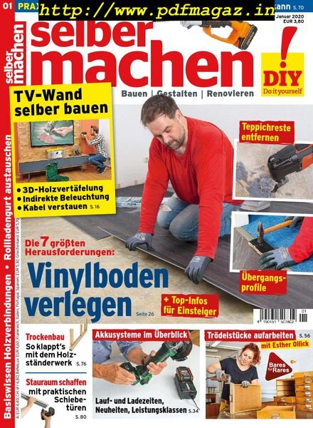 Selber Machen – Januar 2020 Cover