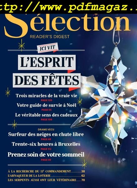 Selection Reader’s Digest France – novembre 2019 Cover