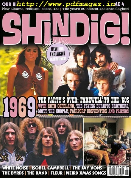 Shindig! – Issue 98 – December 2019 Cover