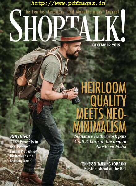 Shop Talk! – December 2019 Cover