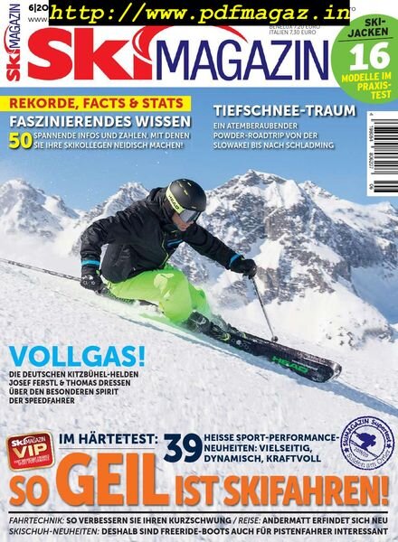 Skimagazin – Dezember 2019 Cover