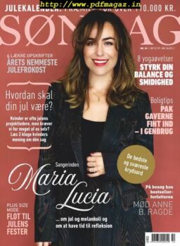 Sondag – 09 december 2019