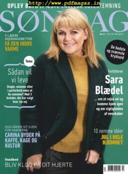 Sondag – 18 november 2019