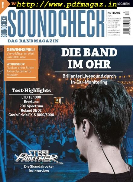 Soundcheck – Dezember 2019 Cover