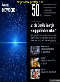Spektrum Die Woche – 13 Dezember 2019