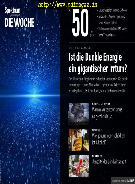 Spektrum Die Woche – 13 Dezember 2019 Cover