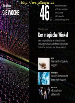 Spektrum Die Woche – 15 November 2019