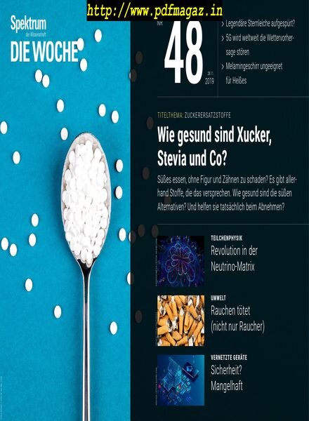Spektrum Die Woche – 29 November 2019 Cover