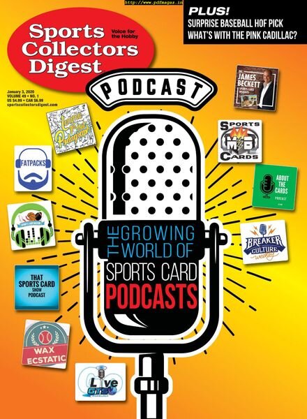Sports Collectors Digest – 16 December 2019 Cover