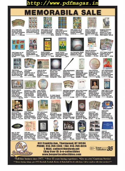 Sports Collectors Digest – December 06, 2019 Cover