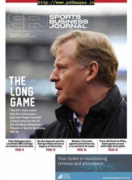 SportsBusiness Journal – 09 December 2019 Cover