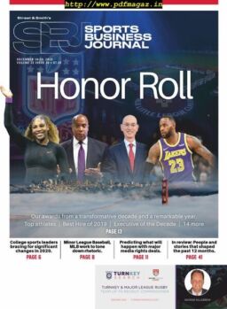 SportsBusiness Journal – 16 December 2019