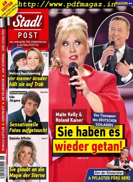 Stadlpost – Dezember 2019 – Januar 2020 Cover
