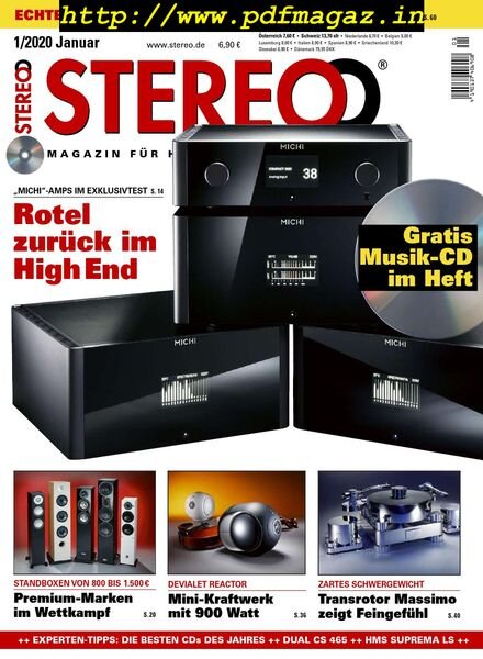 Stereo – Januar 2020 Cover