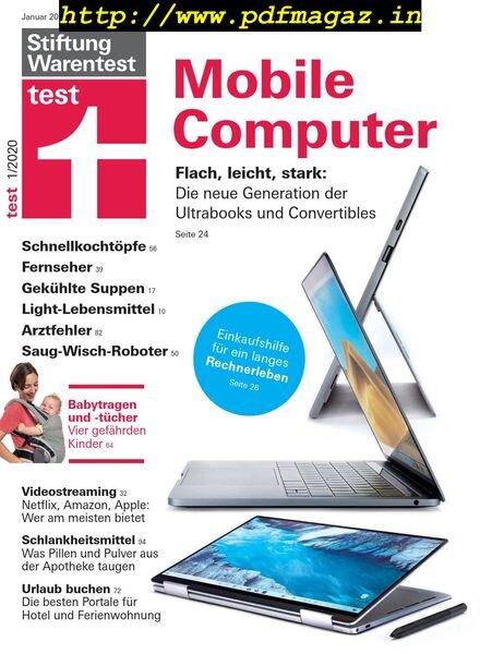 Stiftung Warentest Test – Januar 2020 Cover
