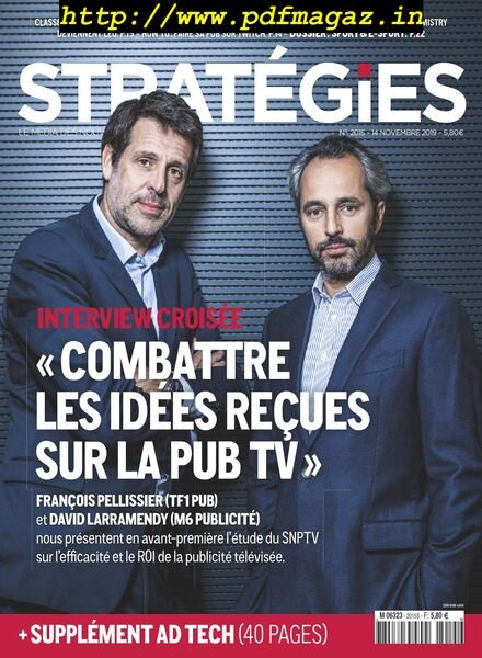 Strategies – 14 novembre 2019 Cover