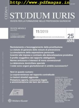 Studium Iuris – Novembre 2019