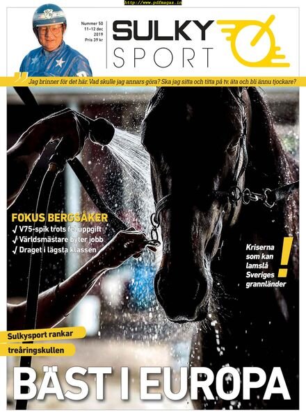 Sulkysport – 11 december 2019 Cover