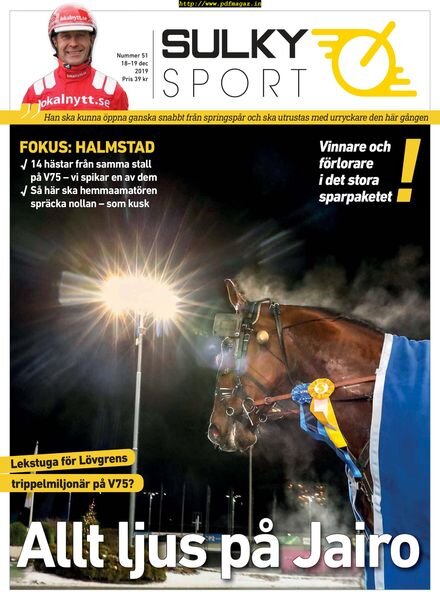 Sulkysport – 18 december 2019 Cover