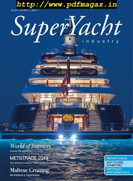 SuperYacht Industry – Vol.14 Issue 4, 2019 Cover