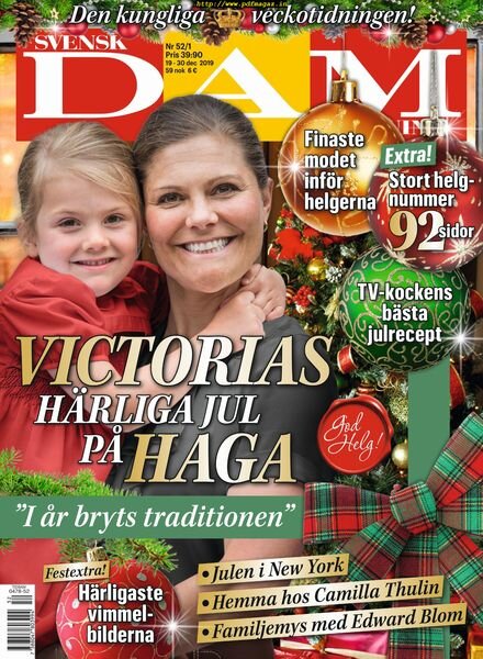 Svensk Damtidning – 19 december 2019 Cover
