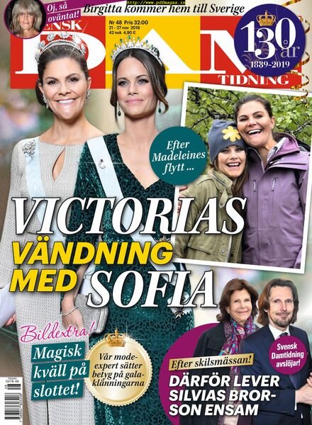 Svensk Damtidning – 21 november 2019 Cover
